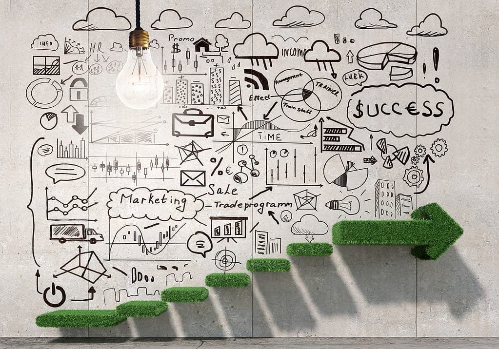 Great plan for success achieving
